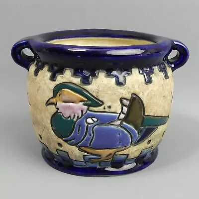 Buy Austrian Amphora Art Pottery Duck Design Vase C.1920 • 52£
