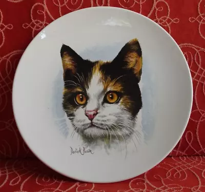 Buy Vintage Poole Pottery Cat Plate, By Derick Brown, Diameter 15 Cm • 3.25£