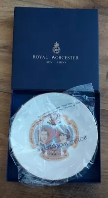 Buy Royal Worcester Charles & Diana Wedding 1981 Commemorative Dish. New In Box • 12£