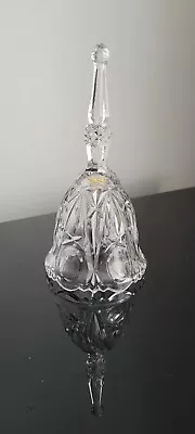 Buy Vintage Crystal Cut Glass Decorative Hand Bell! Great Gift! Nice Sound • 5£