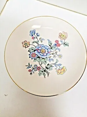 Buy Royal Vale Bone China Blue Bouquet Of Flowers Trinket Dish 5 3/4  Gold Trimmed  • 4.93£