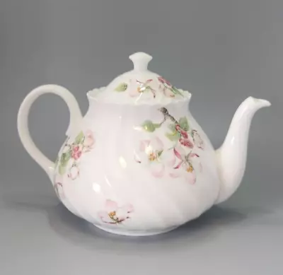Buy Wedgwood Apple Blossom Vintage Bone China Teapot • 20£
