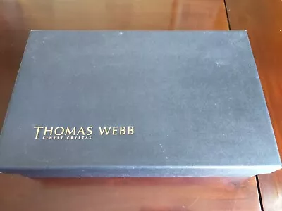 Buy 4 X Thomas Webb Cut Crystal Wine Glasses.  Collection- In Original Box. • 25£