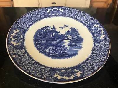 Buy Vintage Blue And White Avon Ware Plate • 9.50£