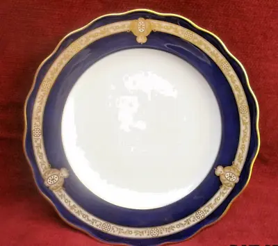 Buy Antique Cobalt Blue  & Gold Plate By Couldon Ltd England . • 11£