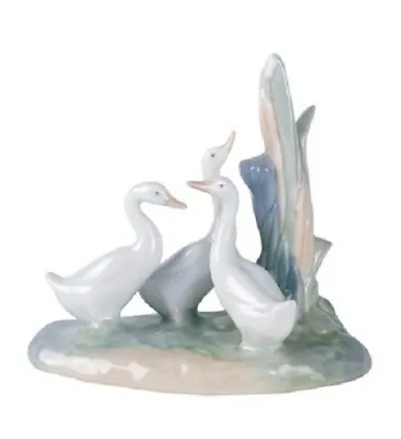 Buy Nao By Lladro Porcelain Figurine Group Of Ducks 2000006 Was £55.00 Now £49.50 • 49.50£