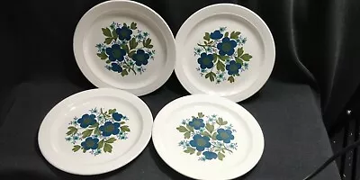 Buy Vintage Retro Barratts Of Staffordshire Delphatic  4×side Plates  Mad InEng 17cm • 12.99£