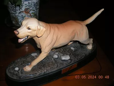 Buy A Lovely Large Collectable Beswick England Labrador Sculpture On Pedestal • 40£