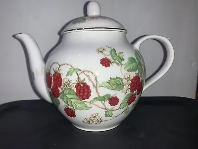 Buy Roy Kirkham Fruit Garden Raspberry Tea Pot Vintage • 29£