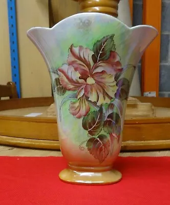 Buy Grimwades Royal Winton Brentleigh Ware Lustre Floral Design Vase • 8£