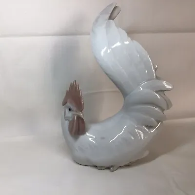 Buy Vintage Lladro Rooster/Cockerel Sculpted By Alfredo Ruiz Made In Spain H.7. 1/2” • 45£
