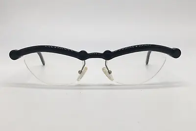 Buy Maske Berlin Eyeglasses Frames Woman Black Beam Rimless 90er Rho Sw M • 52.46£