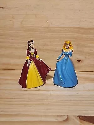 Buy Lot 2 Disney Princess 3 Inch Mini Figure Collectible Figurine Cake Topper Toy • 7.67£