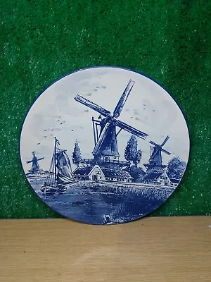 Buy Delfts Blauw Handwerk Made In Holland Delft Blue & White Plate 10  Diameter • 18£