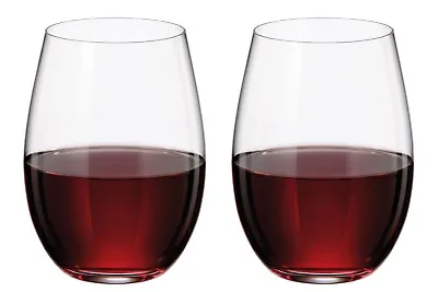 Buy 2x Bohemia Crystal Stemless Wine Glasses 560ml Clara • 9.99£