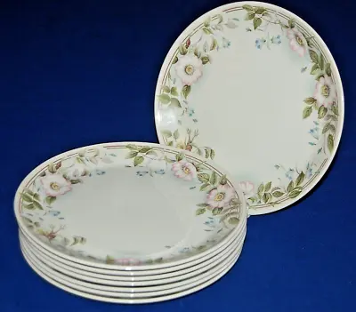 Buy J & G Meakin Set 8 Damask Rose Dinner Plates, 10  Diameter, • 29.99£