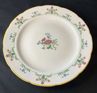 Buy Vintage Used Wedgwood Fine Bone China Charleston 11” Dinner Plate Cottage Flower • 18.50£