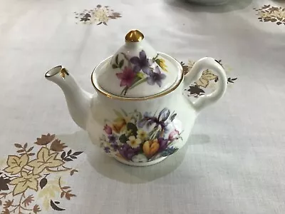 Buy Staffordshire Fine Bone China Miniture Tea Pot • 5£