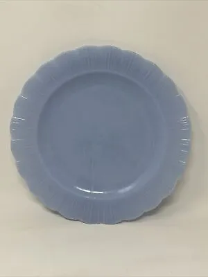 Buy Vintage Pyrex Canada Blue Delphite Fluted Plate  9” Inches • 14.47£