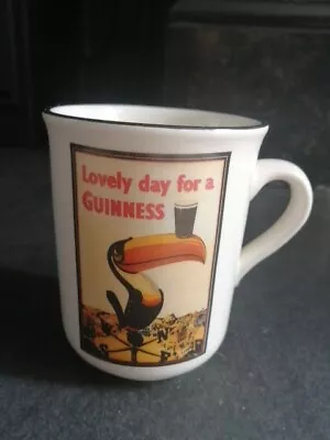 Buy Vintage . Lovely Day For A Guinness Mug Carrigaline Pottery Ireland.ex Condition • 13.99£