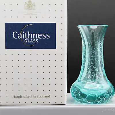 Buy Small Caithness Crackle Vase With Box • 12£