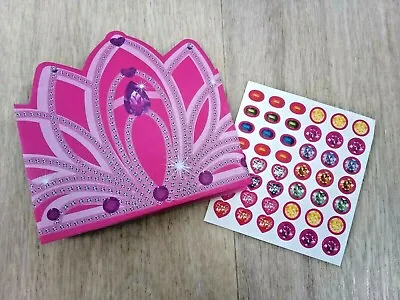 Buy Make Your Own PRINCESS CROWN TIARA DIY & Stickers Girls Party Loot Bag Fillers • 2.29£