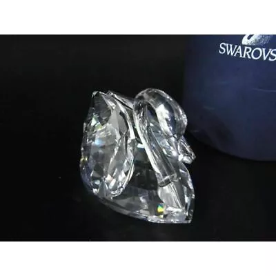 Buy Swarovski 010005 Crystal Swan Object Figurine Interior Clear • 155.64£
