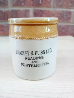 Buy Bradley & Bliss Ltd Reading And Portsmouth Stone Jar Keiller • 10£
