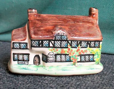 Buy Vintage Pottery Miniature Peggie Foy The Singing Kettle Tea House 3. 1/2 Inches • 5£