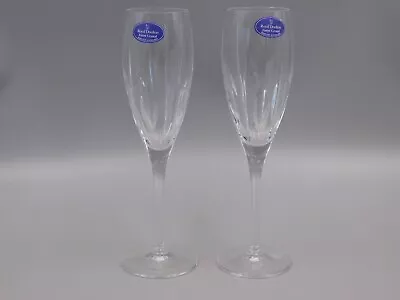 Buy Pair Of Royal Doulton Millennium Crystal Champagne Flutes/glasses • 11.99£