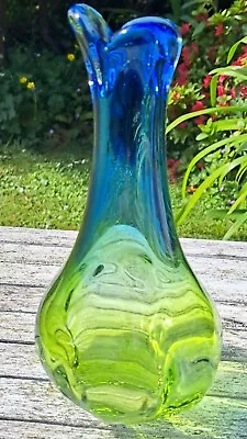 Buy Mid Century Bohemian Glass Vase • 45£