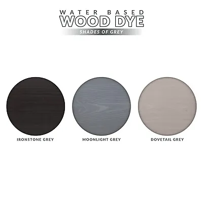 Buy Littlefair's Indoor & Outdoor Wood Stain Water Based - Shades Of Grey Colours • 49.95£
