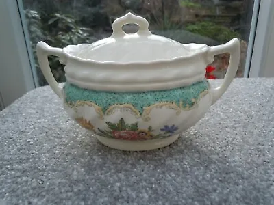 Buy Vintage Royal Doulton Lidded Sugar Bowl  Kingswood (pattern D6301) • 22.50£