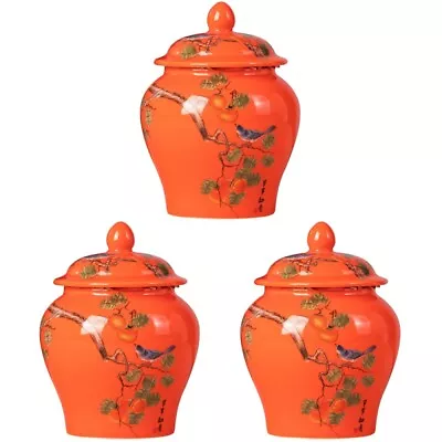 Buy  Set Of 3 Kitchen Tea Canister Loose Tin Dry Food Containers Child Steam Antique • 38.99£