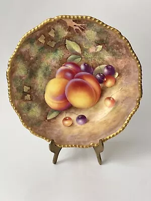 Buy Royal Worcester Hand Painted Bone China Fruit Plate Signed H. Ayrton • 255£