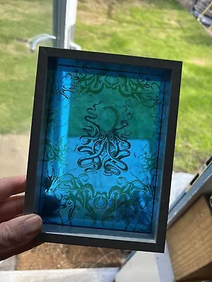 Buy Stained Glass Window Panel Kraken • 55£
