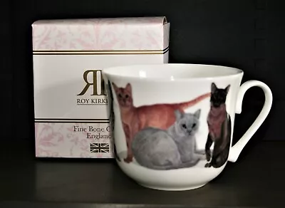 Buy Boxed Roy Kirkham Large Breakfast Cup 'Cats Galore' Fine Bone China NEW • 10£