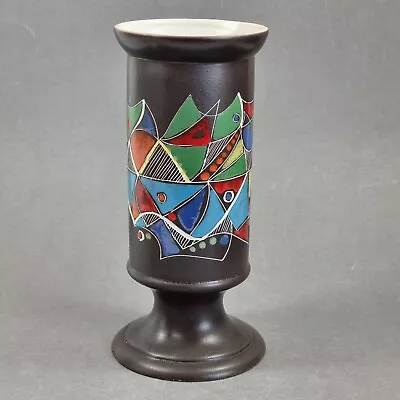 Buy Vintage Italian Pottery Vase Multicoloured Italy No1266 Fantoni San Murino Style • 48£