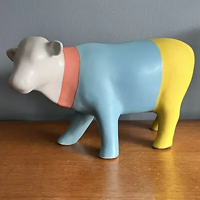 Buy Habitat Striped Pottery Cow Ceramic Animal Figure • 40£