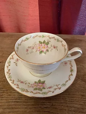Buy Sutherland Bone China Hand Painted Cup Saucer Set Floral Pattern 2457 • 23.71£
