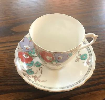 Buy Vintage Plant Tuscan Fine Bone China Tea Cup & Saucer - Made In England • 9.48£