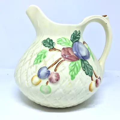 Buy SHORTER And SON Vintage Art Deco Staffordshire Jug Painted With Fruit • 12.98£