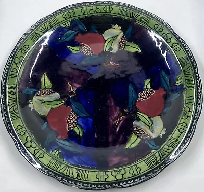 Buy Antique 1920’s Rubens Ware Plate Pomegranate Hand Painted 9” S. Hancock & Sons • 35.44£