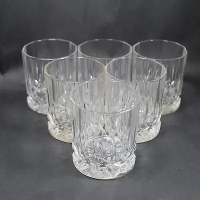 Buy Glasses Vintage Set 6 Whisky Spirit Tumblers 12 Sided Heavy 150ml H8.5cm W7.5cm • 14.99£