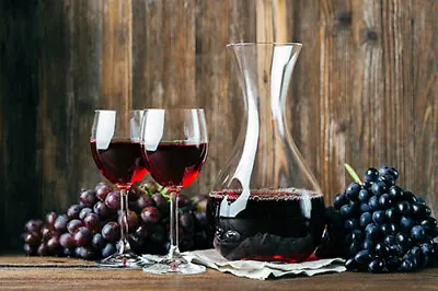 Buy CRYSTAL Wine Glass Decanter Carrafe Aerator 1500ml / 1.5L • 12.99£