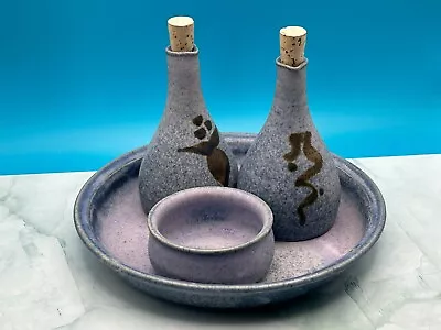 Buy Sliding Rock Irish Pottery Handmade Stoneware Serving Set By Rob D'eath • 24£