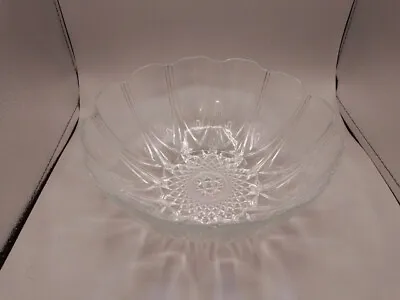 Buy Medium, Cut Crystal Glass Bowl 24 Cm  Marked France 11cm High • 5.95£
