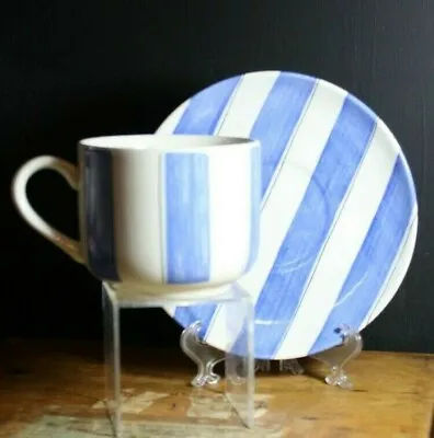 Buy Grindley PINSTRIPE Blue England Large Cup Or Large Saucer Sold By The Piece • 14.41£
