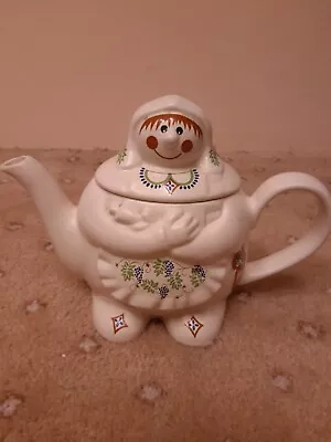 Buy Collectable Made By Wade For Boots 1991 Barleymow Farmers Wife Teapot • 7£
