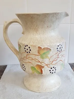 Buy Burleigh Ware Burgess & Leigh Mid Century Ivy Leaf Urn Jug Vase #8077 • 20£